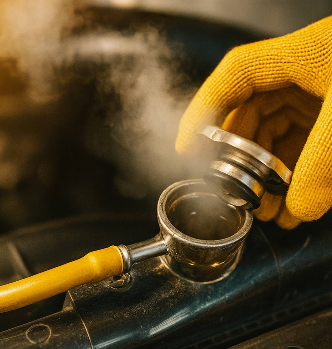 Raditor Services Web Home About usMechanic Image2 opending radiator cap